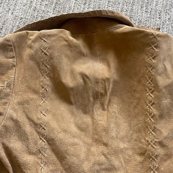Vintage Suede-Leather Jacket - Picture 7 of 7